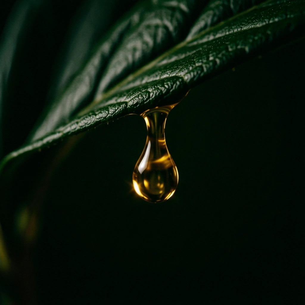 Golden sap texture