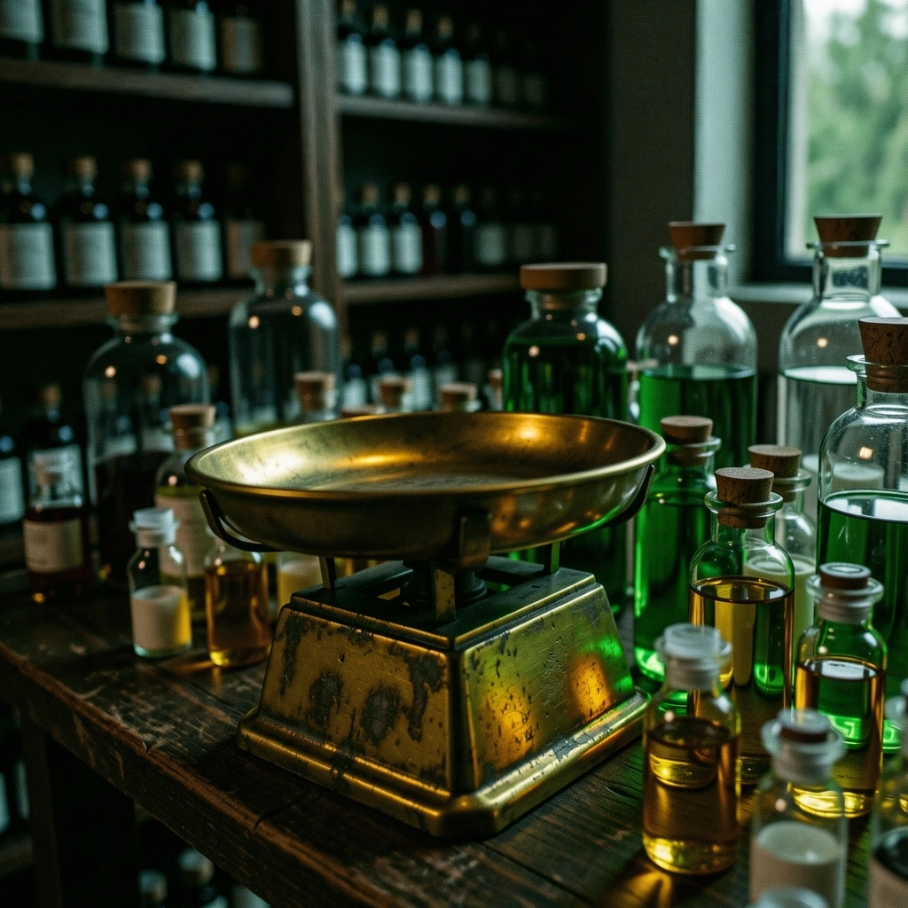 Traditional apothecary tools